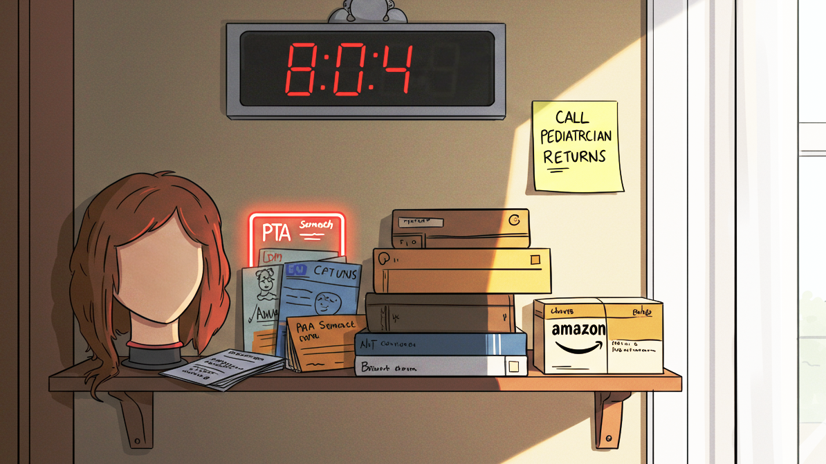 Image of: Does the alarm clock only show the wrong time? How can it be just Monday!!!